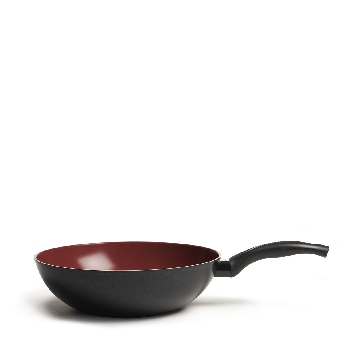 Wok antiaderente Naturale Cm 30 con coperchio