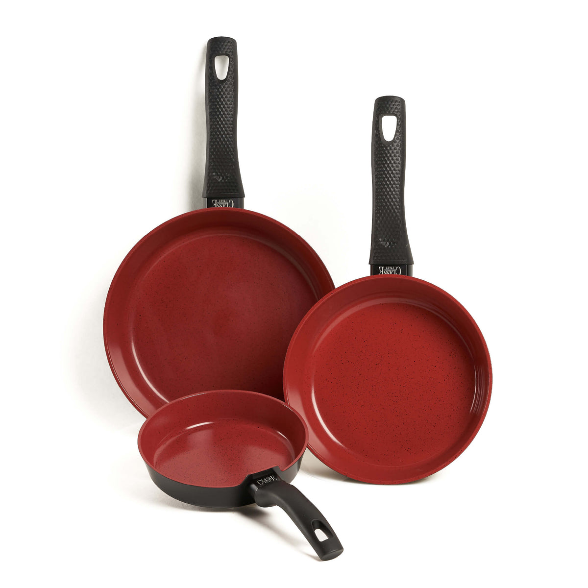 Set 3 pz Padelle antiaderenti senza PFAS - Tuscany calasse.comaly