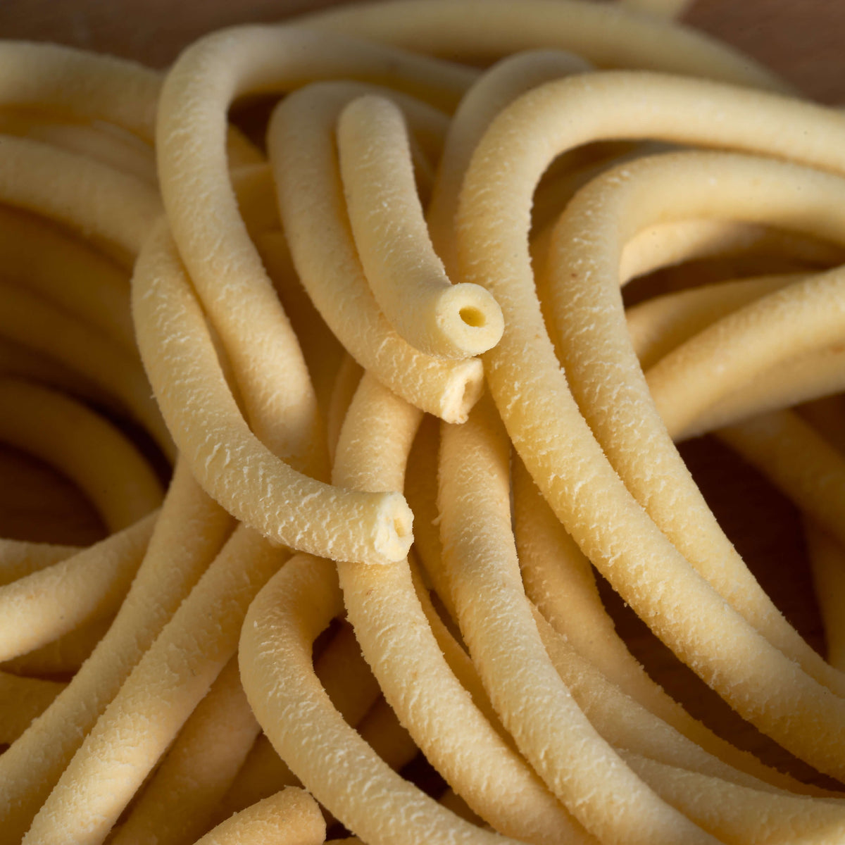 bucatini trafilati al bronzo con pastaio calasse.comaly