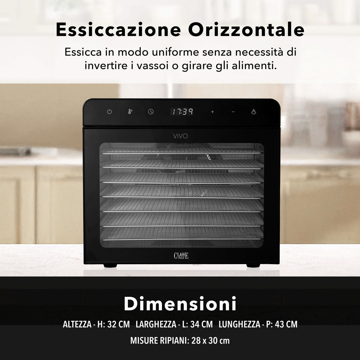 Essiccatore Alimentare 8 piani in acciaio calasse.comaly 