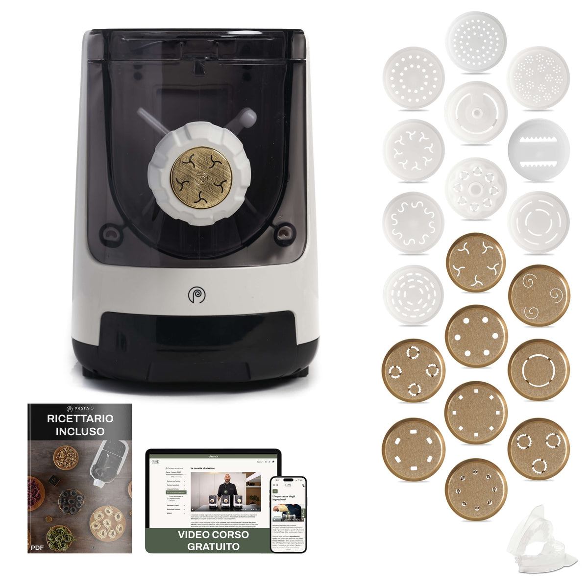 Macchina per la Pasta con 20 Trafile | PASTAIO Master Edition calasse.comaly